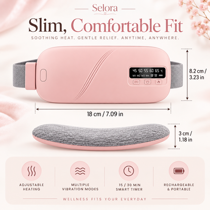 Selora Menstrual Heating Pad & Massage Belt