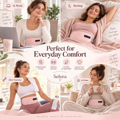Selora Menstrual Heating Pad & Massage Belt
