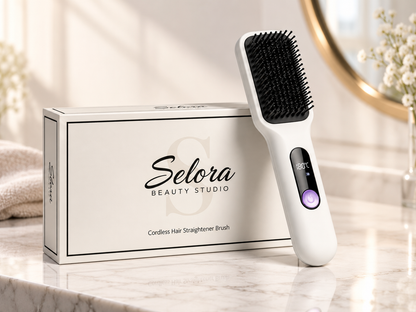 Selora mini Cordless Hair Straightener Brush