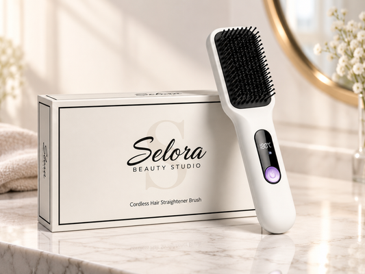 Selora mini Cordless Hair Straightener Brush